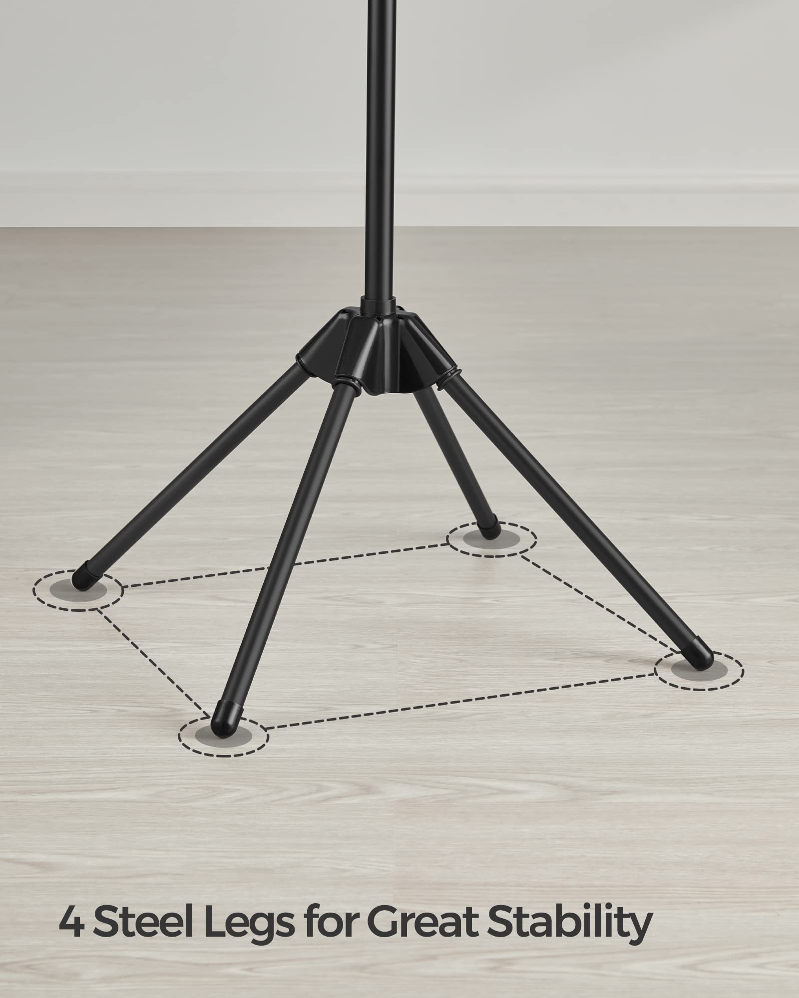 Foto 7 pulgar | Tendedero De Ropa Songmics Plegable 150 Cm De Acero Inoxidable - Venta Internacional.