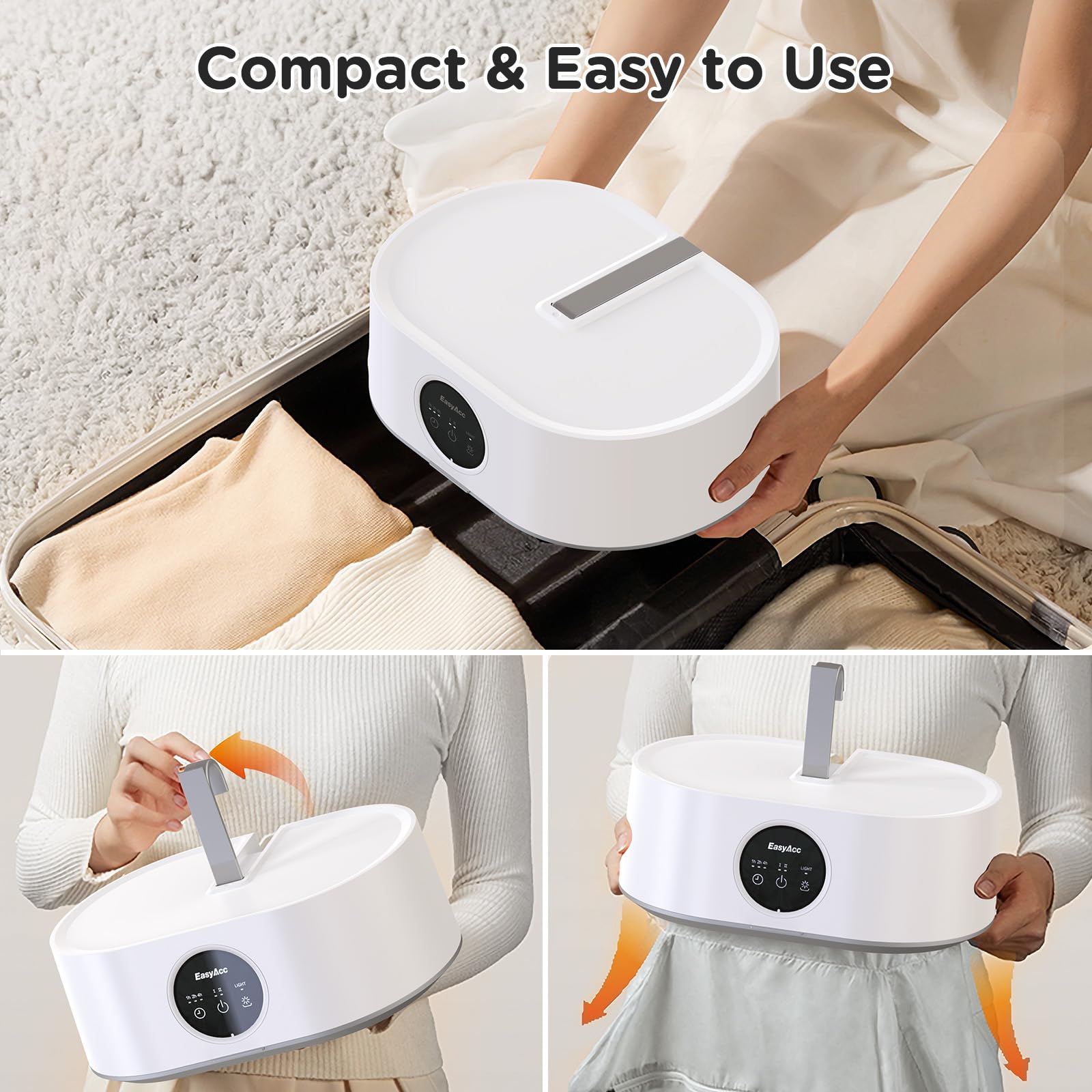 Foto 4 pulgar | Secadora De Ropa Easyacc Mejorada, 20 Minutos, 2 Horas, 600 W, 110 V - Venta Internacional.