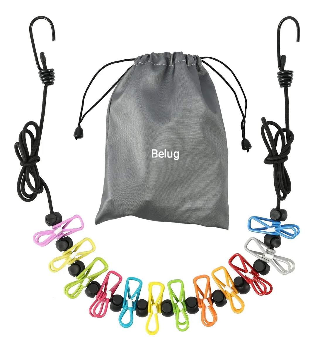 Foto 2 pulgar | Tendedero Portátil Para Viajes Línea Con 12 Clips De Ropa ''