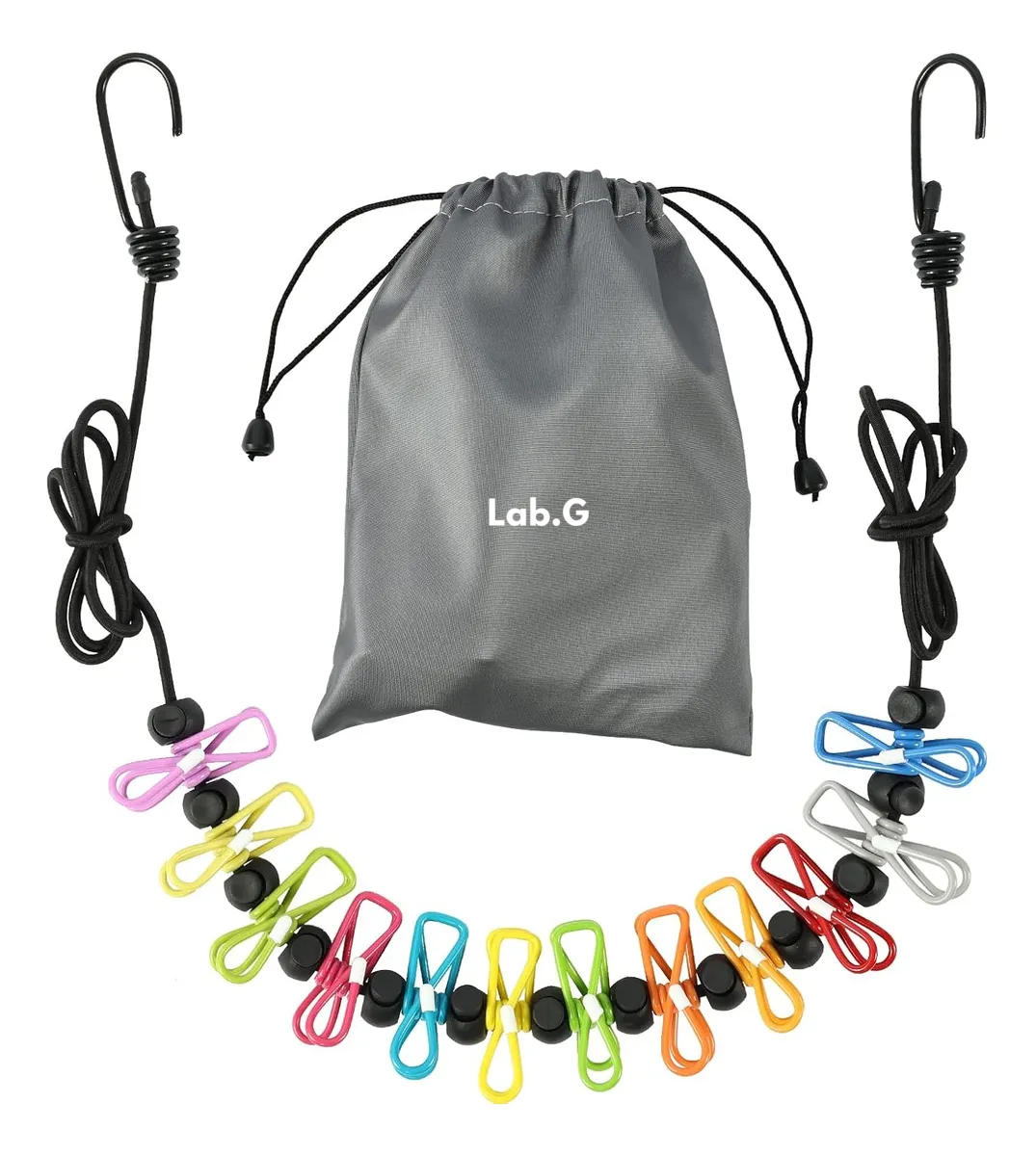 Foto 2 pulgar | ''tendedero Portátil Para Viajes Línea Con 12 Clips De Ropa ''
