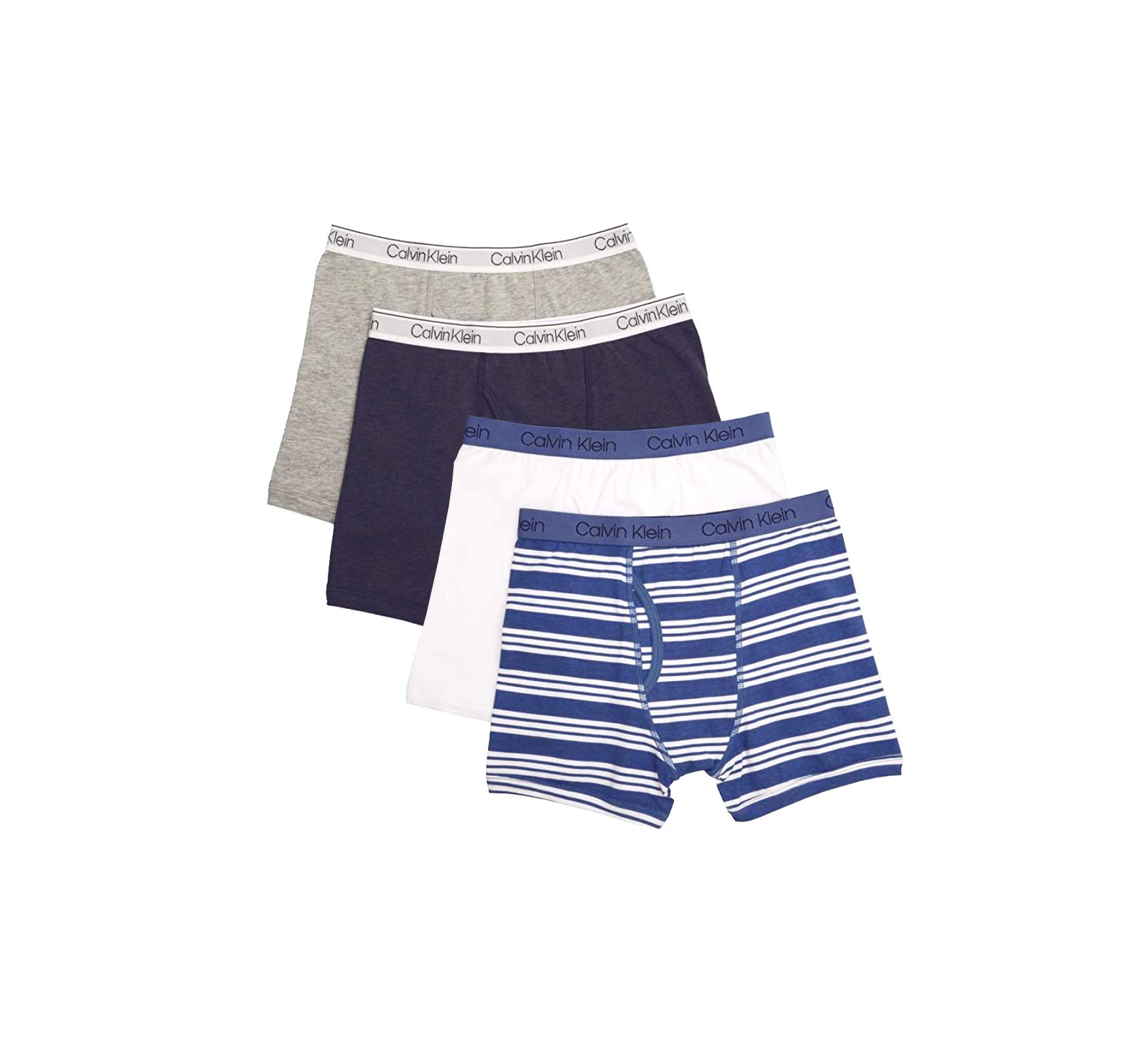 Calvin Klein Calzoncillos Bóxer Para Niños, Paquete De 4 Unidades, Talla Xs - Venta Internacional.