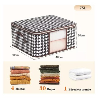 Foto 3 | Cajas de Almacenamiento Organizadoras 6 Piezas Marron