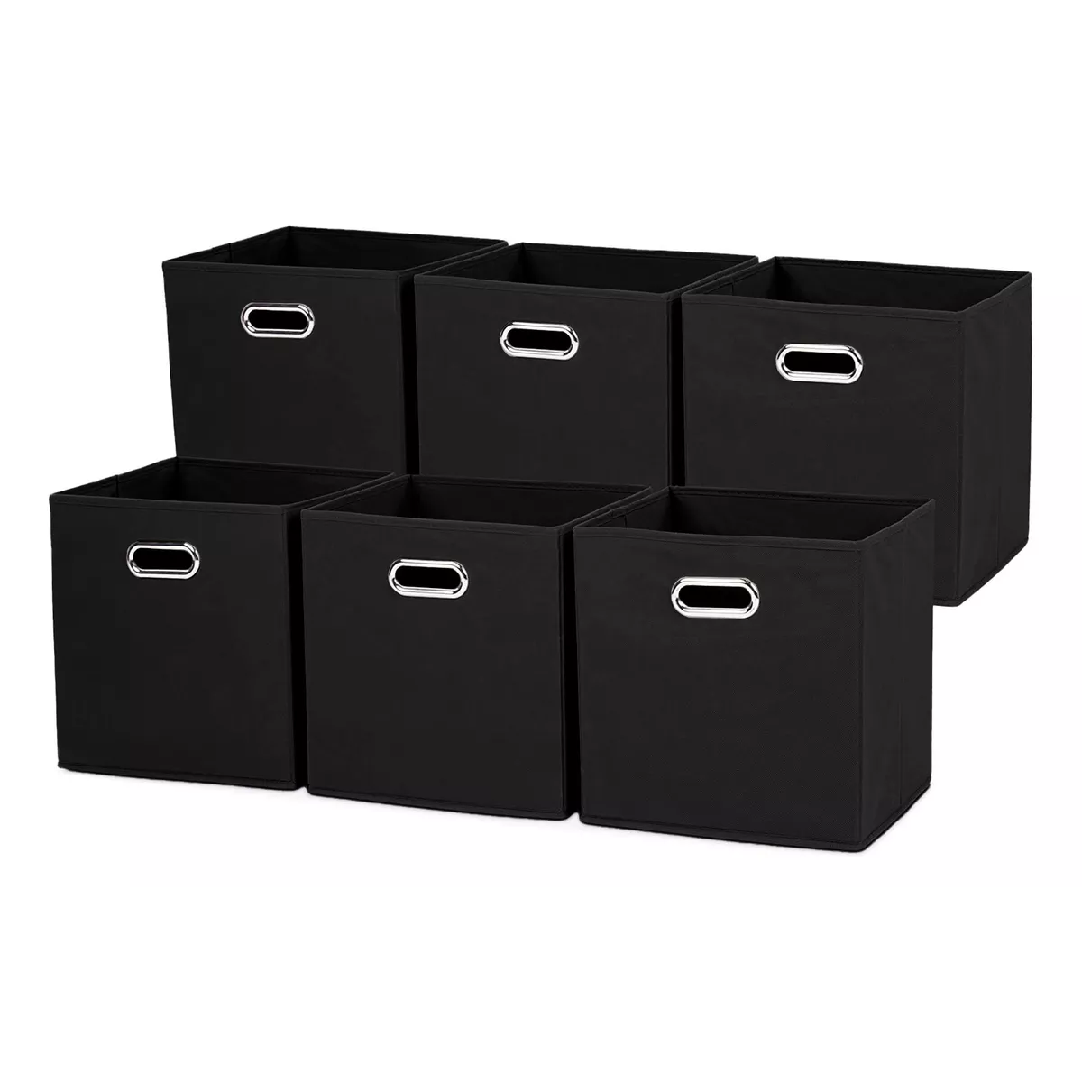 Foto 1 | Cajas Organizadores Plegables 6 Piezas Negro