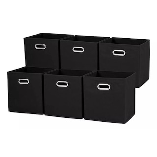 Foto 1 | Cajas Organizadores Plegables 6 Piezas Negro