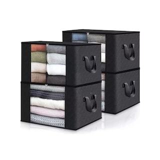 Foto 1 | Bolsa De Almacenamiento Plegable 4pzs Eo Safe Imports Esi-18113 Negro