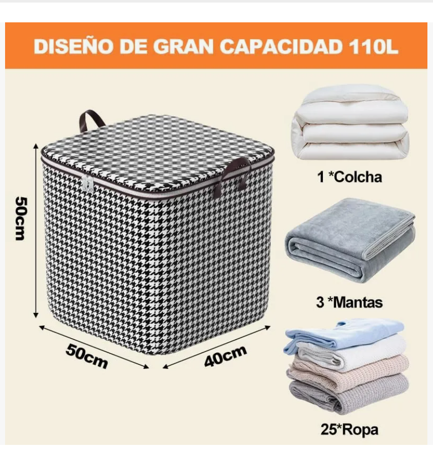 Foto 2 | Bolsa de Almacenamiento Arizona 3 Piezas