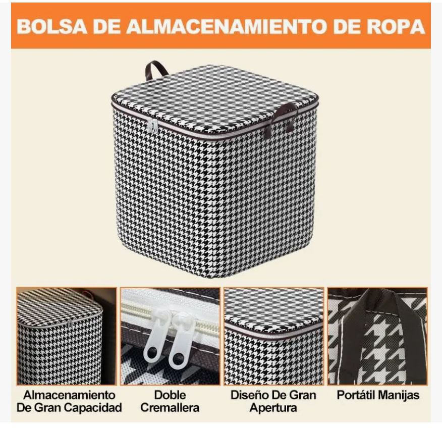 Foto 6 pulgar | Bolsa de Almacenamiento Arizona 3 Piezas