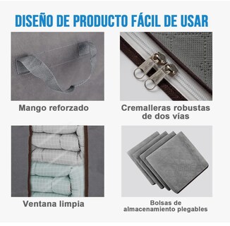 Foto 4 | 6 Bolsas De Almacenamiento Para Guardar Ropa Y Edredones