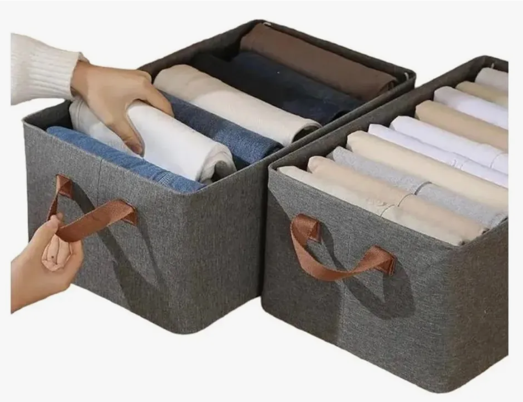 Foto 4 pulgar | 2 Cajas Organizador Plegable Armazón Metálico Hogar, Ropa