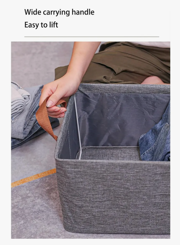 Foto 7 pulgar | 2 Cajas Organizador Plegable Armazón Metálico Hogar, Ropa