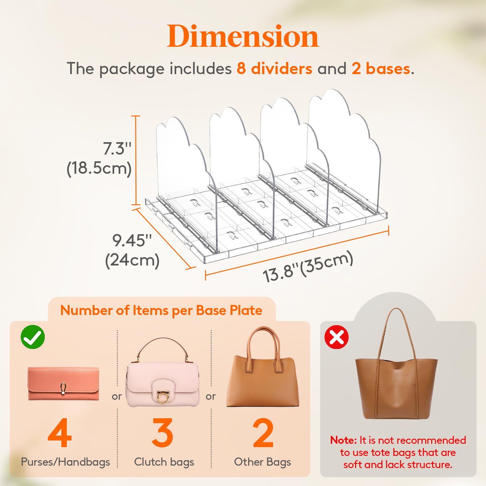 Foto 3 pulgar | Organizador De Monederos De Plástico Lifewit Para Armario Con Estante Ajustable - Venta Internacional.