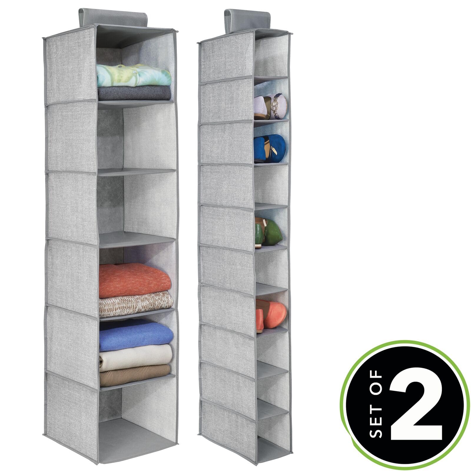 Foto 3 pulgar | Organizadores De Armario  Diseño Mdesign  Para Suéteres Con 6 Estantes Y Zapatos Con 10 Estantes - Venta Internacional.