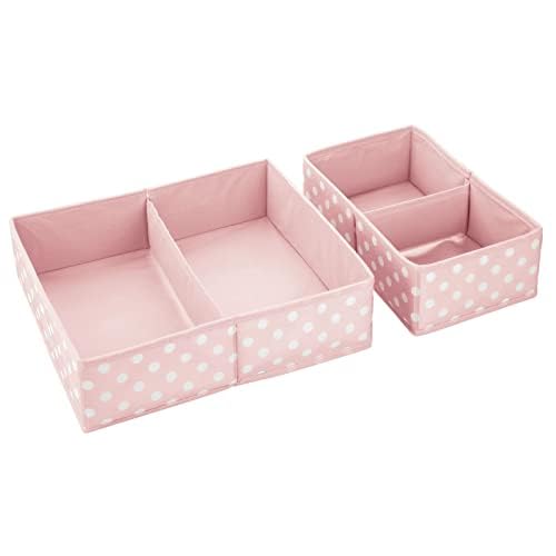 Foto 2 pulgar | Cajoneras Organizadoras Mdesign Para Bebés Y Niños  Color Rosa Y Blanco - Venta Internacional.