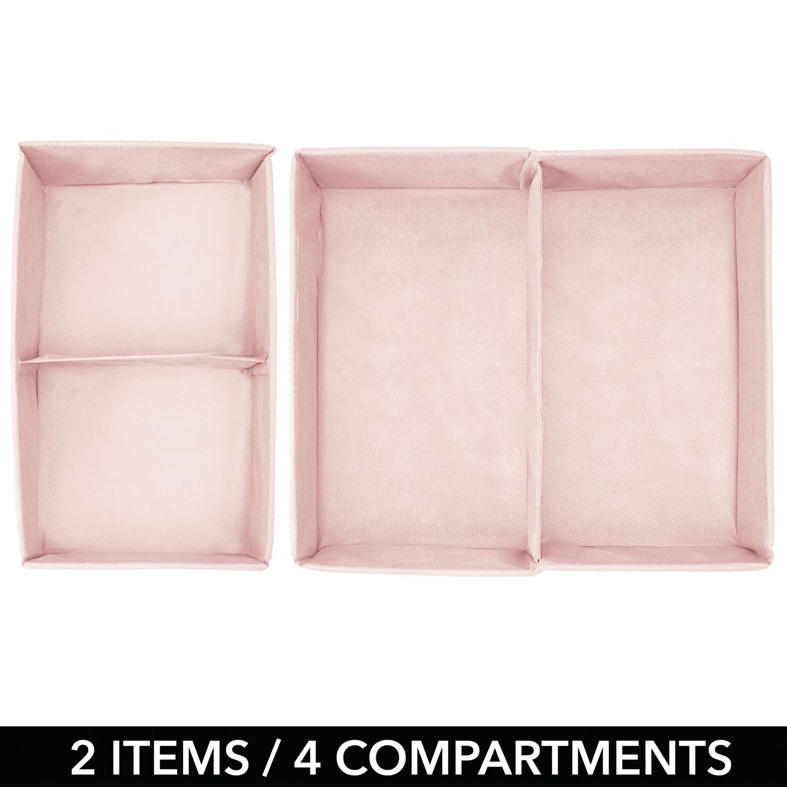 Foto 6 pulgar | Cajoneras Organizadoras Mdesign Para Bebés Y Niños  Color Rosa Y Blanco - Venta Internacional.