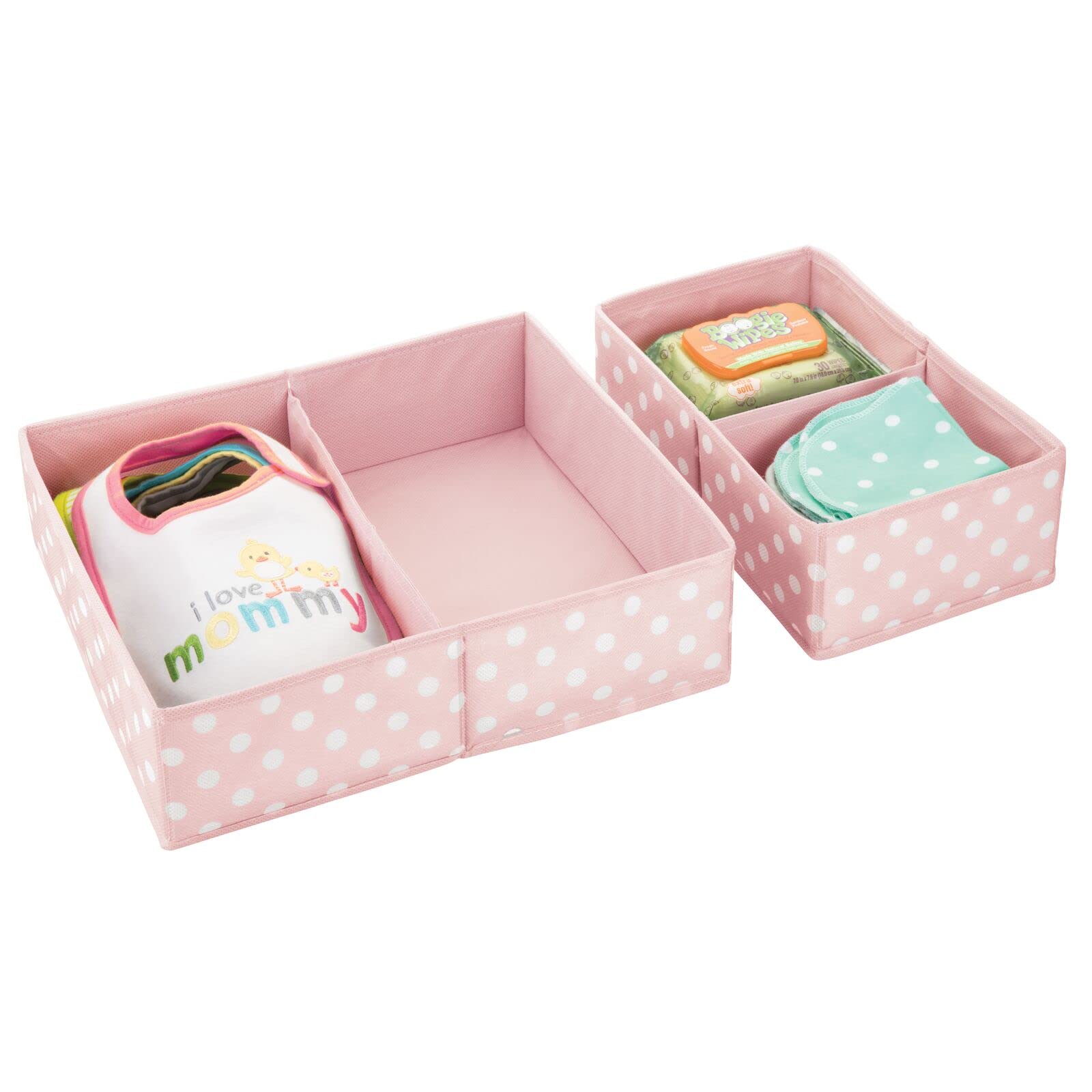 Foto 6 | Cajoneras Organizadoras Mdesign Para Bebés Y Niños  Color Rosa Y Blanco - Venta Internacional.