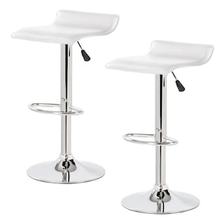 Foto 1 | Bancos Mundo In Sion color Blanco 2 Piezas