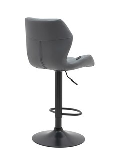 Foto 5 | Banco EKE Life Home 2040 Gris Giratorio Moderno con Respaldo para Cocina o Barra