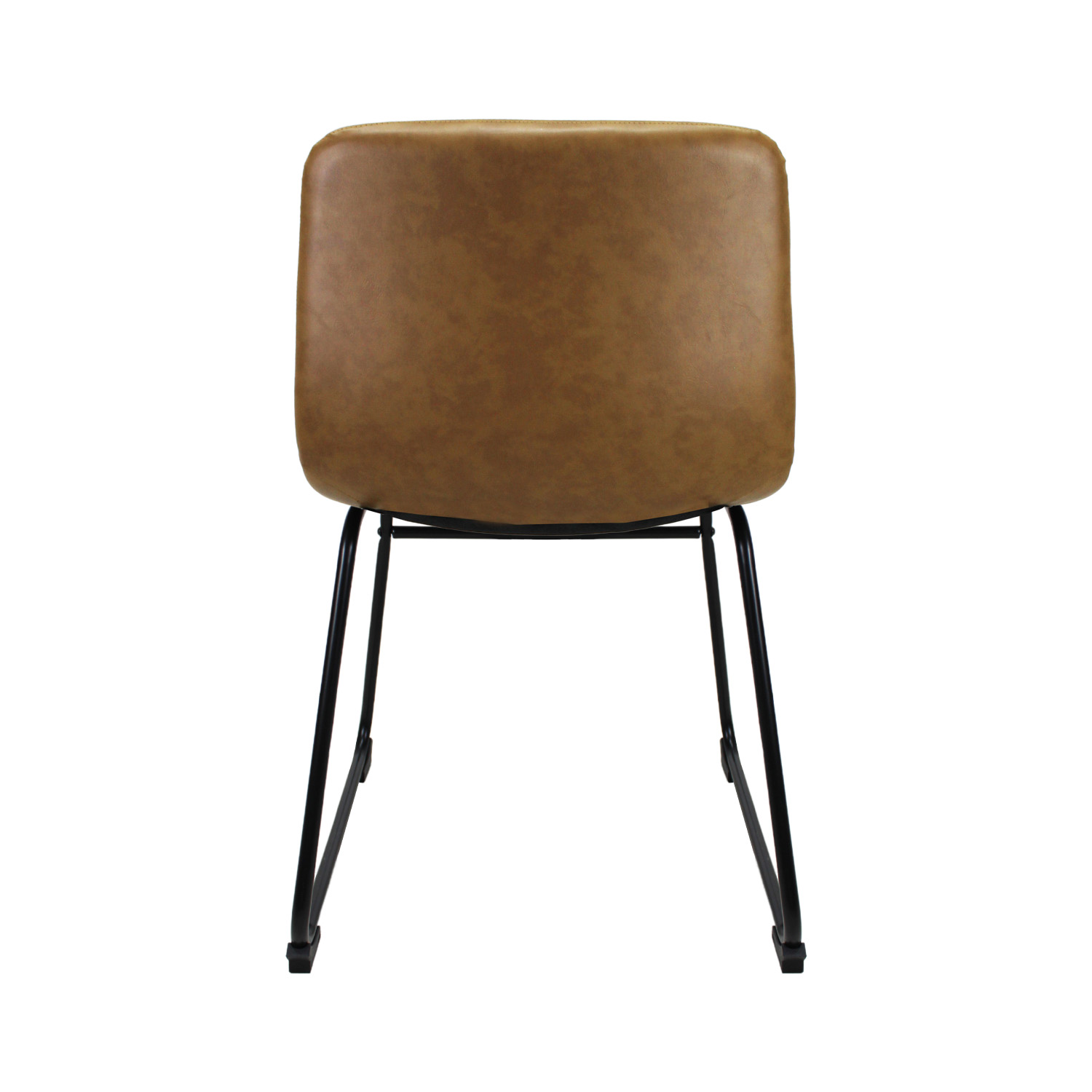 Foto 5 pulgar | Set de 2 Sillas de Comedor Phoenix Mundoin Tapizado Pu Acero color Café