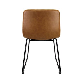 Foto 4 | Set de 2 Sillas de Comedor Phoenix Mundoin Tapizado Pu Acero color Café