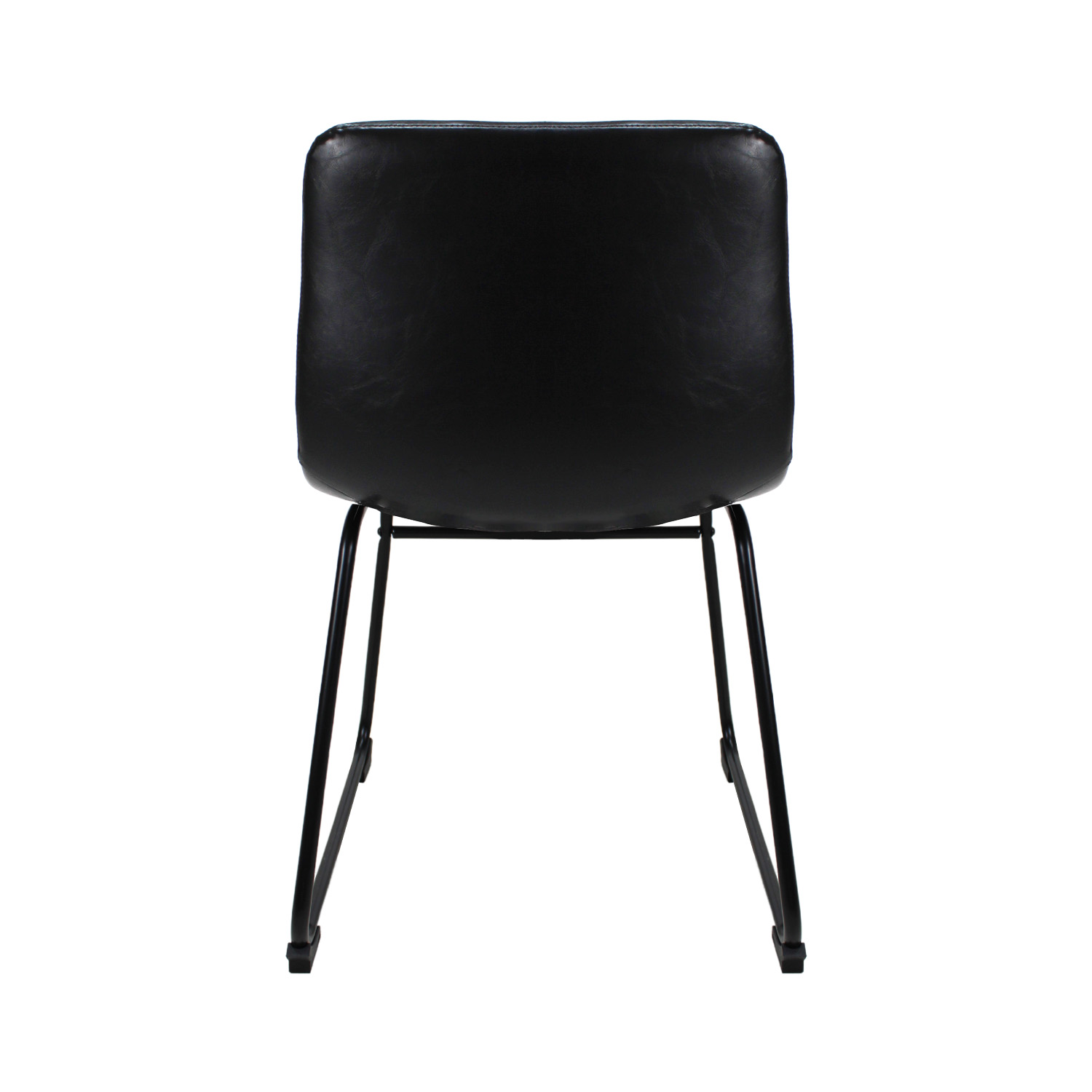Foto 5 pulgar | Set de 2 Sillas De Comedor Phoenix Mundoin Tapizado Pu Acero color Negro