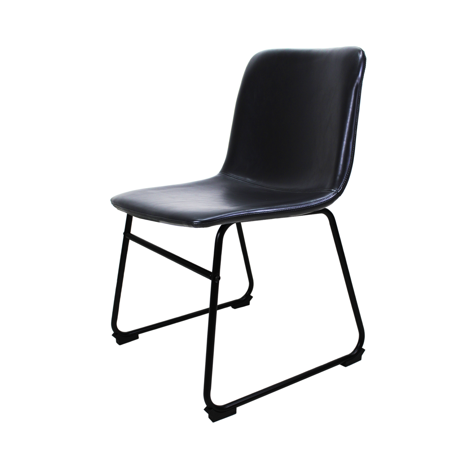 Foto 6 pulgar | Set de 2 Sillas De Comedor Phoenix Mundoin Tapizado Pu Acero color Negro