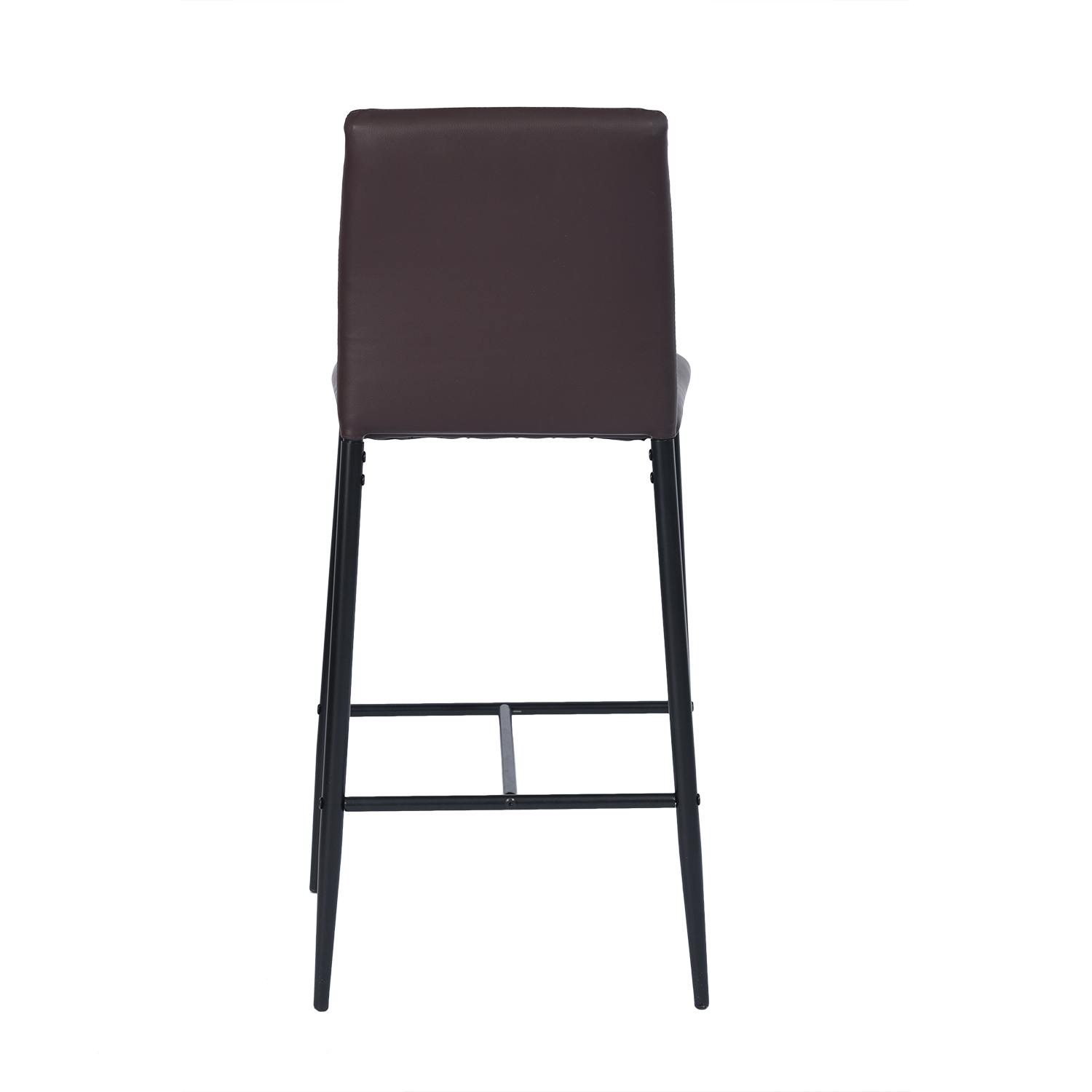 Foto 5 pulgar | Juego de Bancos con Respaldo Homemake Ann Barstool Brown A 2 Piezas color Marrón
