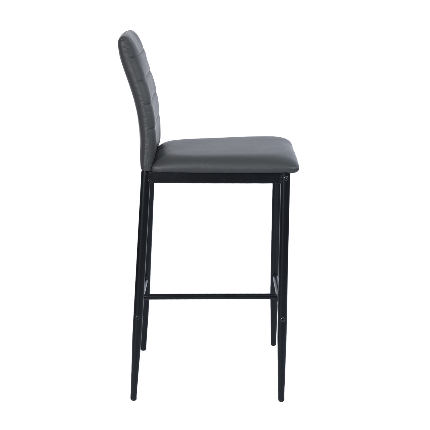 Foto 4 pulgar | Bancos Homemake Ann Barstool Grises 2 Piezas