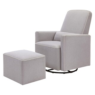 Foto 1 | Planeador Giratorio Con Reposapiés Davinci, Tapizado En Color Oliva, Gris - Venta Internacional.