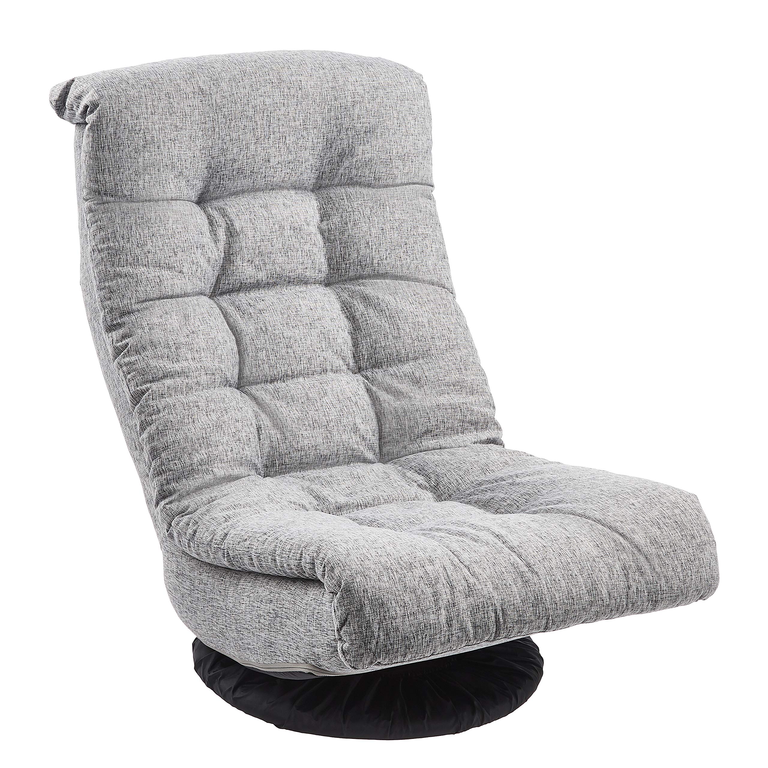 Foto 1 | Sillón Giratorio De Espuma Amazon Basics, Ajustable, Gris - Venta Internacional.