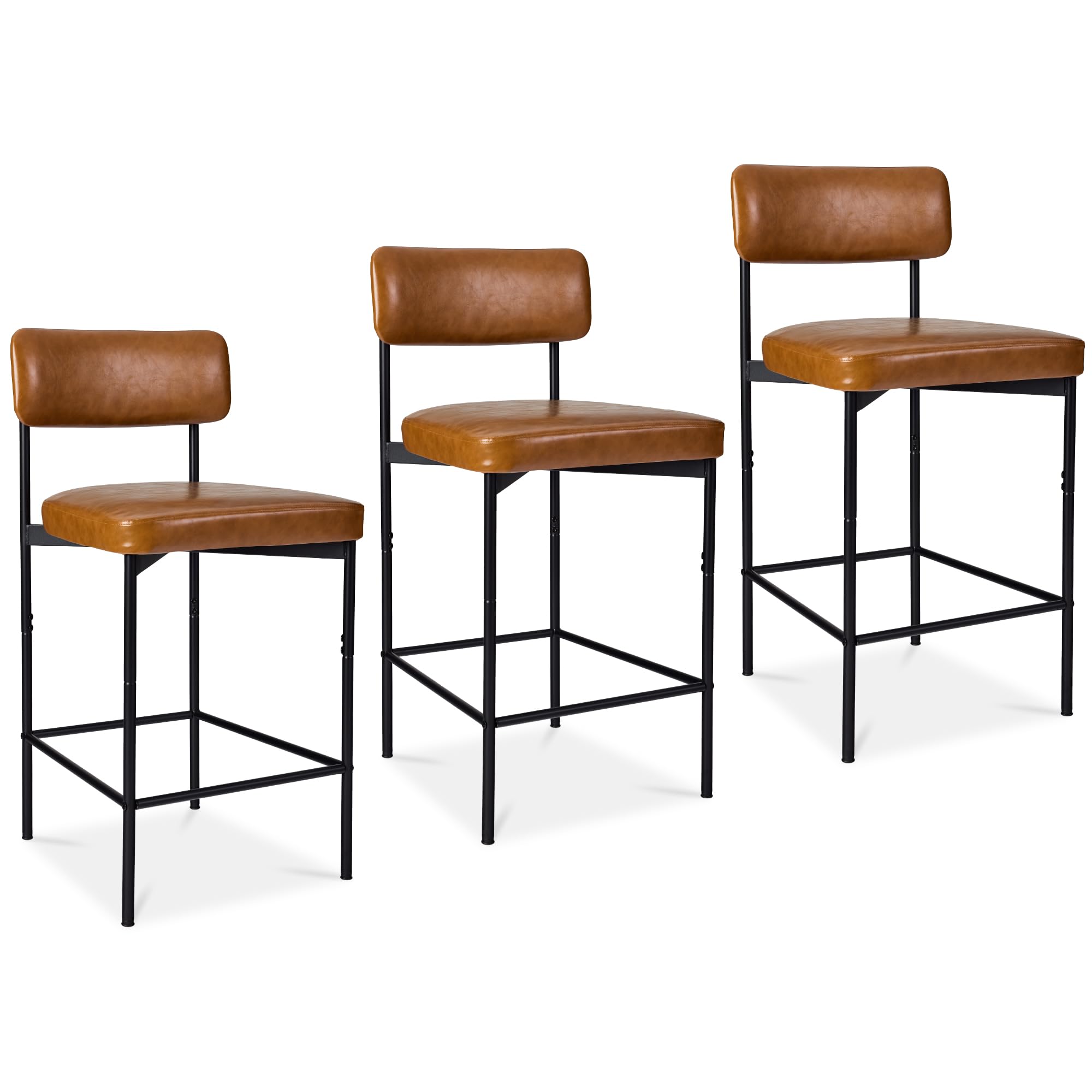 Foto 1 | Juego De 3 Taburetes De Bar Best Choice Products, Altura De Mostrador Sin Brazos - Venta Internacional.