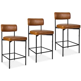 Foto 1 | Juego De 3 Taburetes De Bar Best Choice Products, Altura De Mostrador Sin Brazos - Venta Internacional.