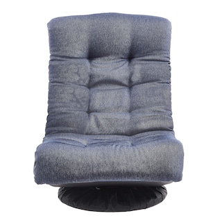 Foto 2 | Sillón Amazon Basics Giratorio De Espuma Con Reposacabezas, Color Azul - Venta Internacional.