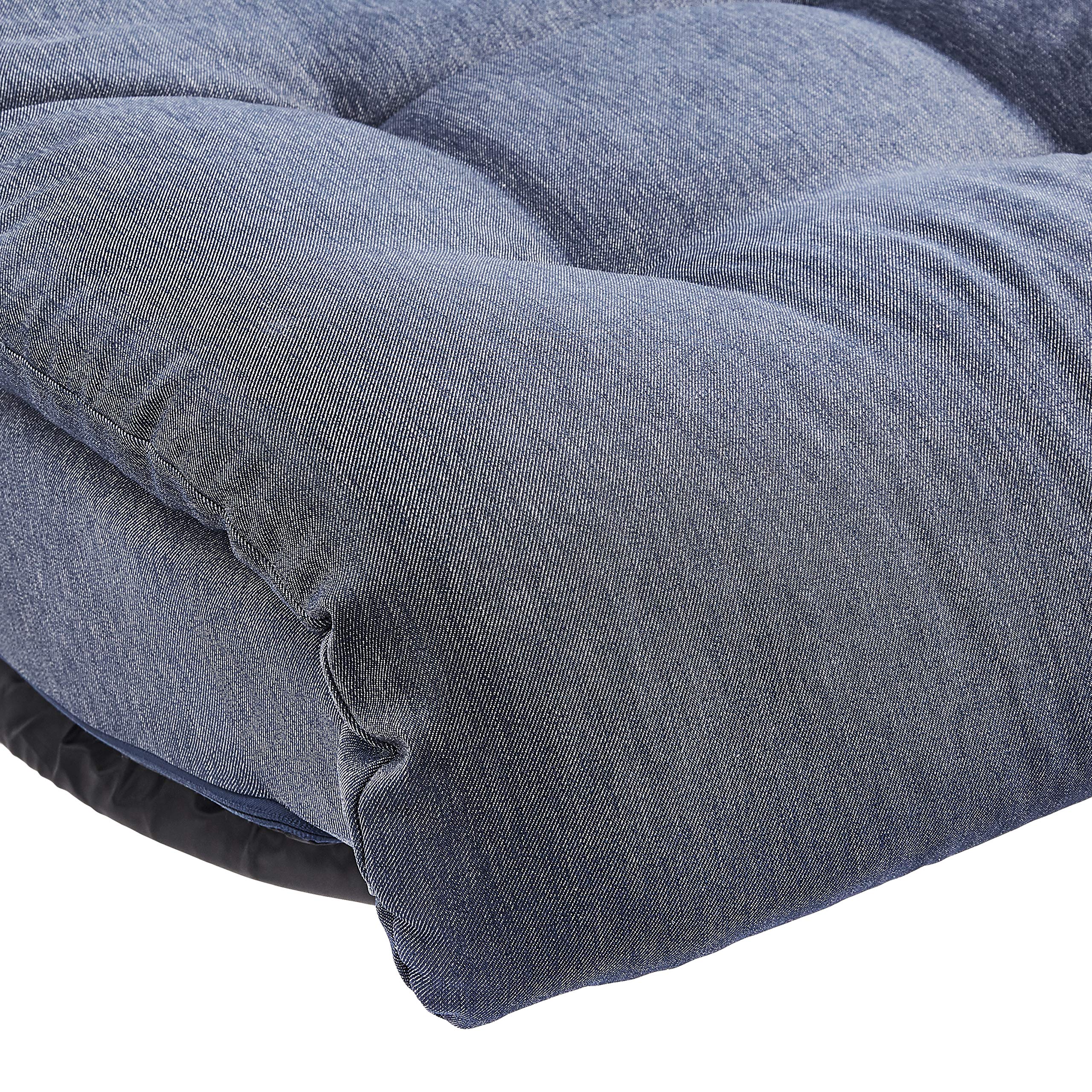 Foto 5 pulgar | Sillón Amazon Basics Giratorio De Espuma Con Reposacabezas, Color Azul - Venta Internacional.