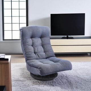 Foto 5 | Sillón Amazon Basics Giratorio De Espuma Con Reposacabezas, Color Azul - Venta Internacional.