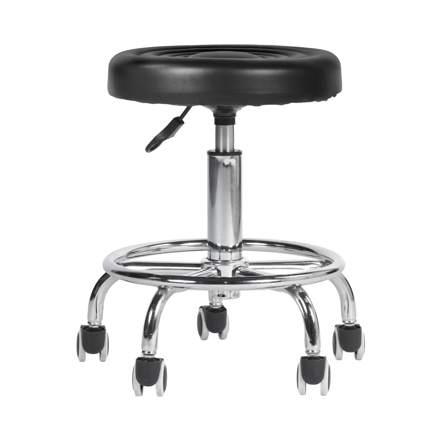 Foto 1 | Banco Furniturer Max Negro 38.5 X 38.5 X 46-58 Cm