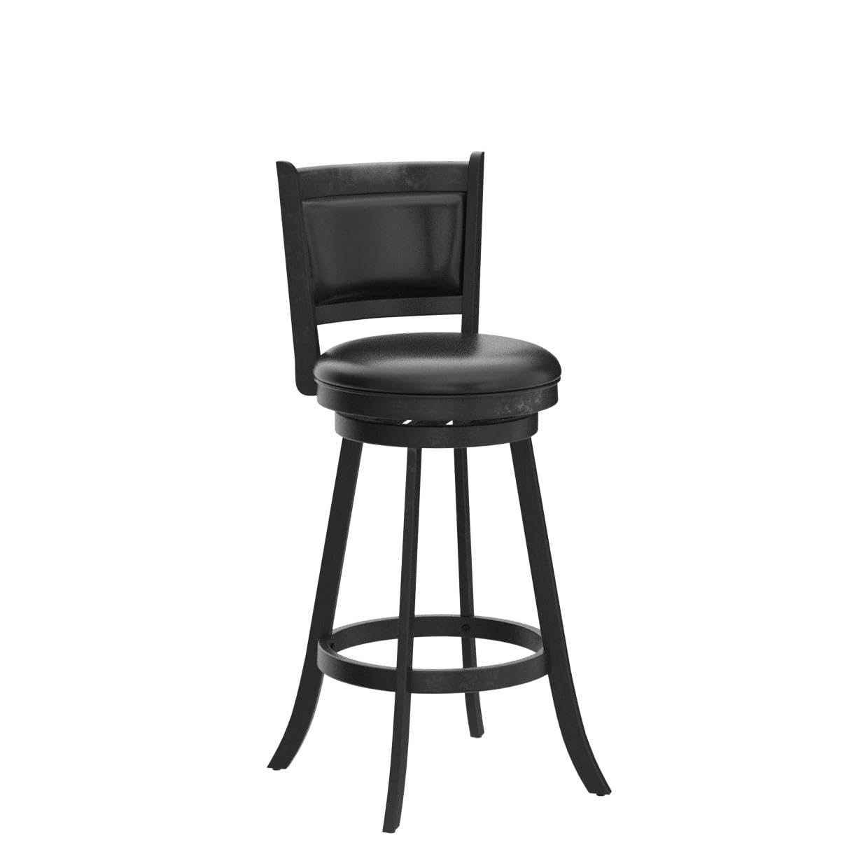 Foto 4 | Taburetes De Bar Costway Giratorios 360° De Madera Con Altura De Barra  Juego De 2 - Venta Internacional.