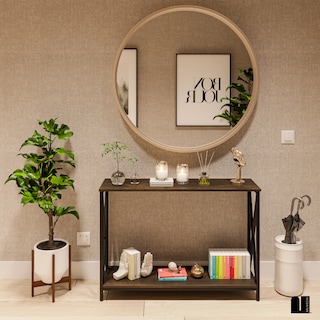 Foto 6 | Credenza Mubson Galeon color Marrón con Doble Repisa