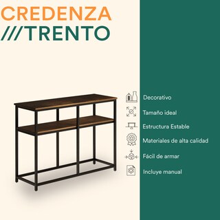 Foto 2 | Credenza Mubson con Triple Repisa color Café