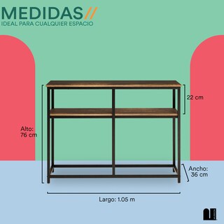 Foto 4 | Credenza Mubson con Triple Repisa color Café
