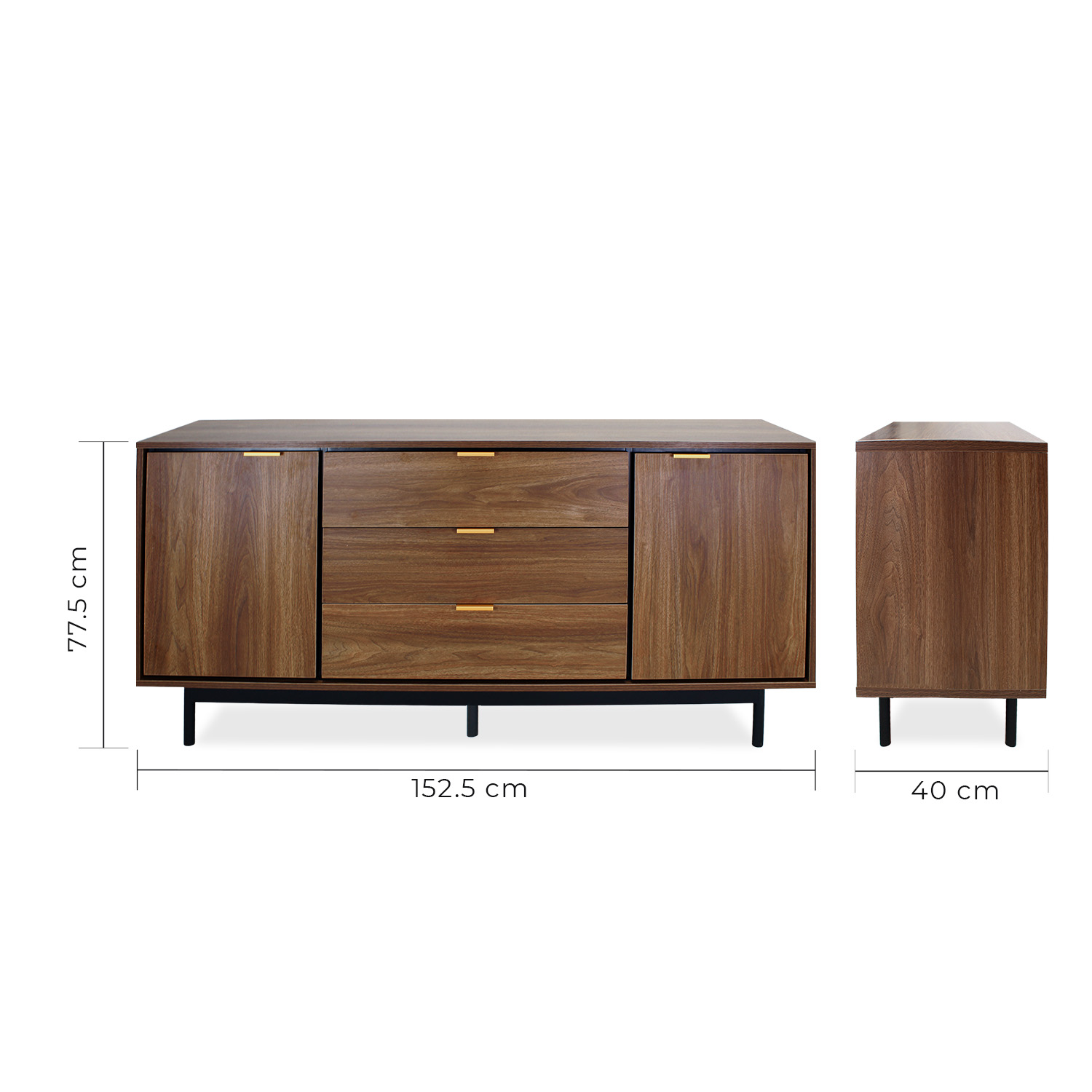 Foto 7 pulgar | Credenza Mundo In Portofino Nogal