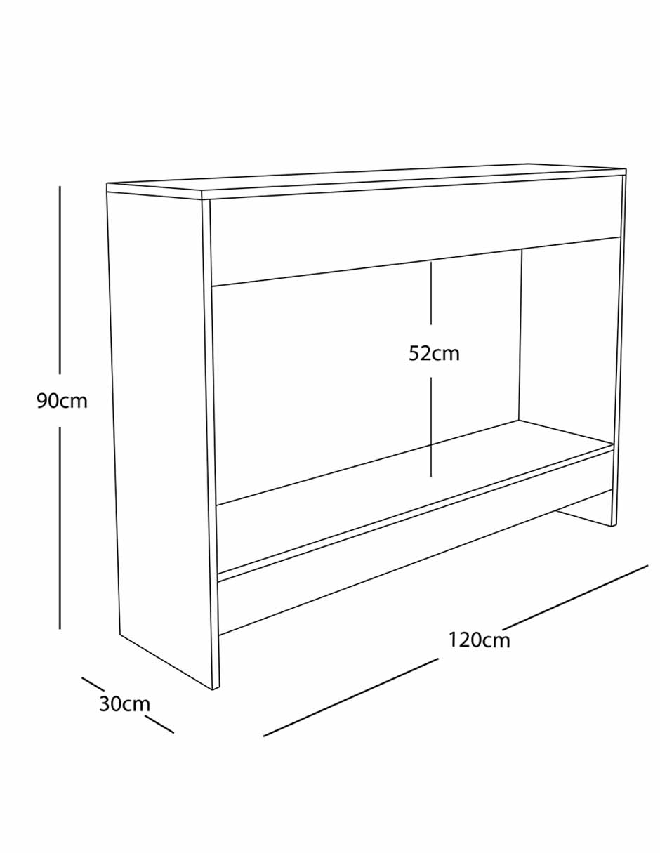 Foto 4 pulgar | Bufetero Credenza Hogare Roble