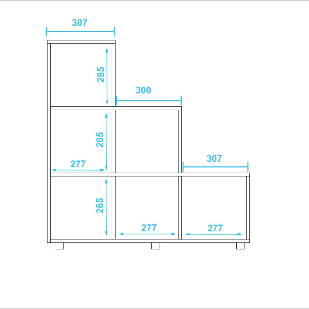 Foto 5 pulgar | Estante Organizador Midtown Concepto Blanco