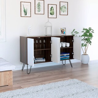 Foto 3 | Bife Vassel color Blanco con 4 Puertas