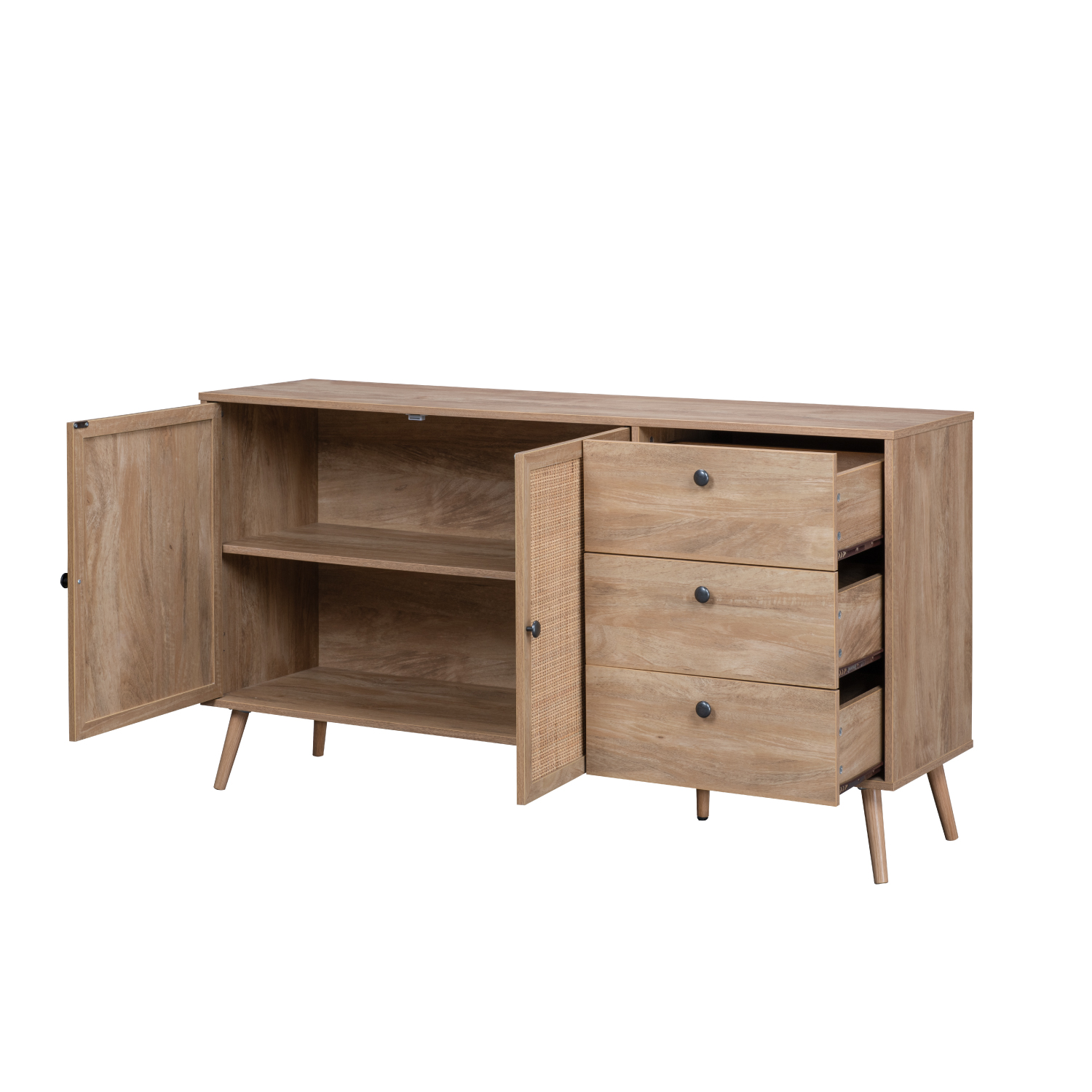 Foto 8 | Bufetera Credenza Top Living Chennai Con Ratán Beige