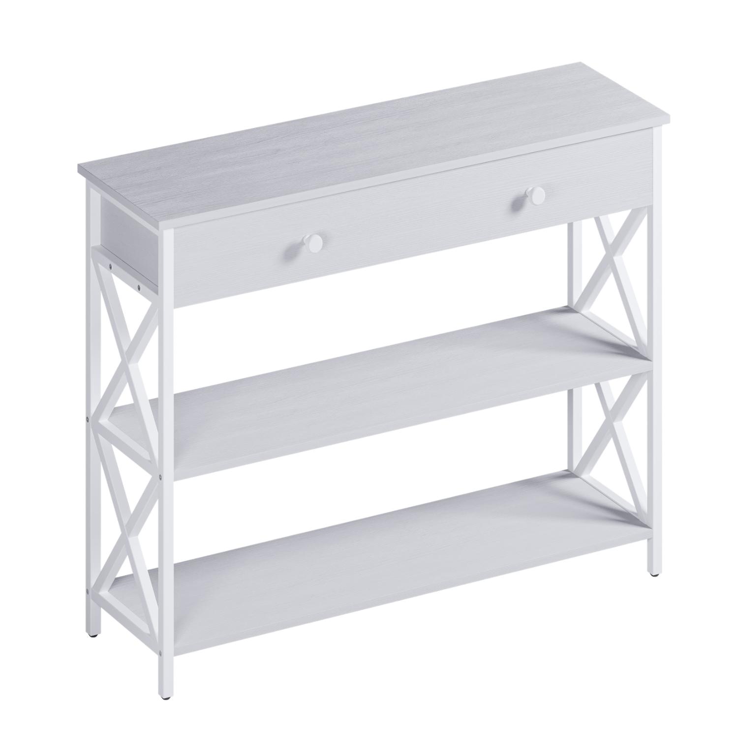 Foto 2 pulgar | Credenza Moderna Blanca Mubson Recibidor Kalo