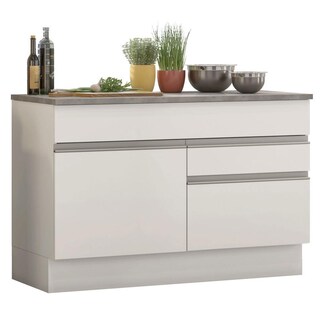 Foto 1 | Gabinete Bajo Bufetera Madesa Glamy 120cm Con Encimera Bb 01