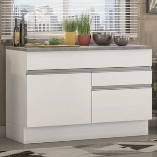 Foto 2 | Gabinete Bajo Bufetera Madesa Glamy 120cm Con Encimera Bb 01