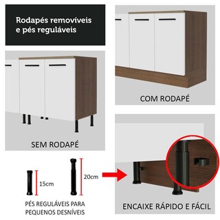 Foto 8 | Gabinete Bajo Bufetera Madesa Agata 80cm Con Encimera Mb