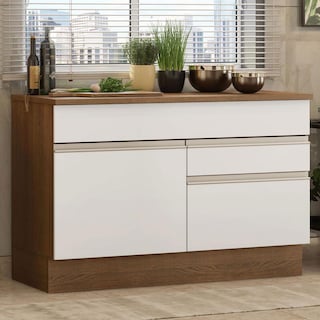 Foto 2 | Gabinete Bajo Bufetera Madesa Glamy 120cm Con Encimera Mb 01