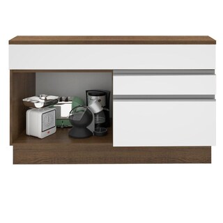 Foto 4 | Gabinete Bajo Bufetera Madesa Glamy 120cm Con Encimera Mb 01
